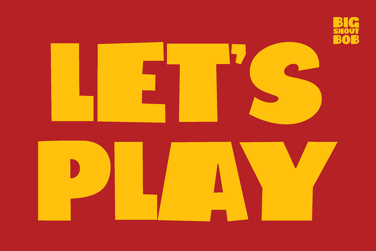 Big Shout Bob - Block Font, a Sans Serif Font by tokokoo (Photo 7 of 12)
