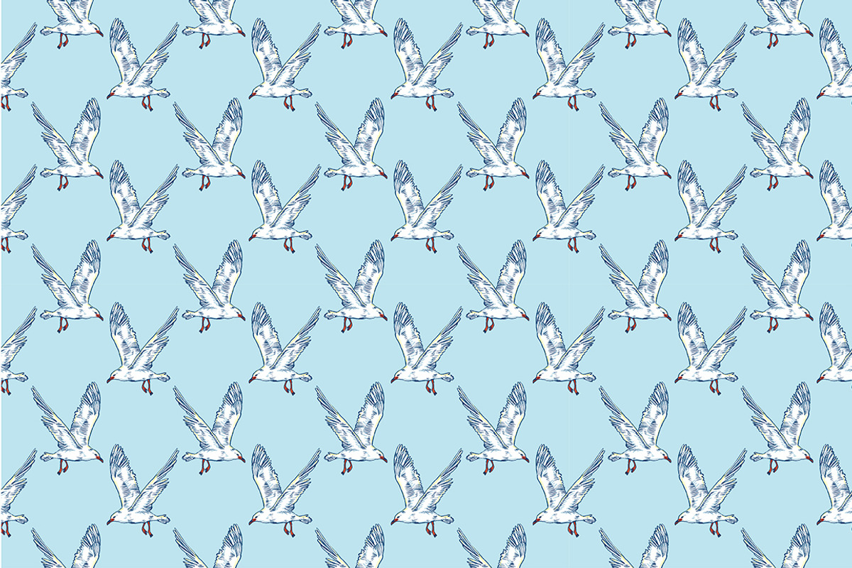 SEAGULL set, a Pattern Graphic by Tanya Akhmett (Photo 6 of 7)