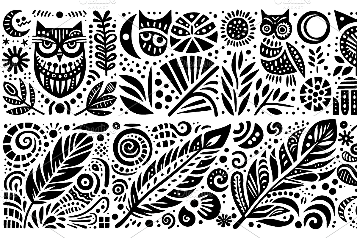 Vintage Livestock Folk Art, a Decorative Illustration by devastd (Photo 18 of 28)