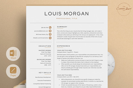 Resume/CV - The Louis