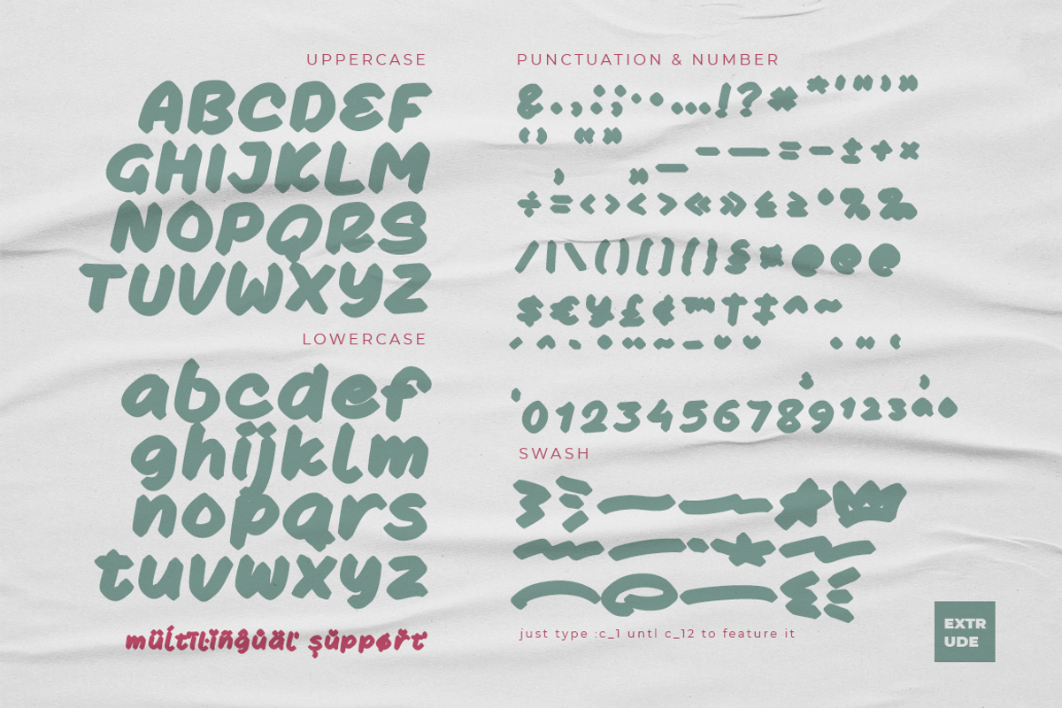 Funtrude | A Fun Layer Font, a Font by Colllab Studio (Photo 17 of 19)