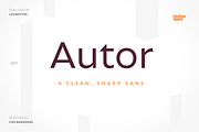 Autor, a Sans Serif Font by Latinotype (Thumbnail 1 of 11)
