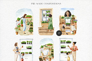 Home Garden watercolor collection, an Illustration by Natalia Fedorova (Thumbnail 8 of 10)