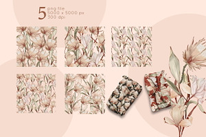 DRY FLOWERS Pattern Collection