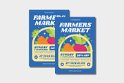 Farmers Market Flyer Set, a Flyer Template by Patria Ari (P4tcreativa) (Thumbnail 2 of 4)