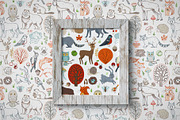 Autumn Woodland Seamless Patterns, a Pattern Graphic by MaljukArt (Thumbnail 11 of 14)