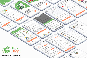 Delivery Agency Service App UI Kit