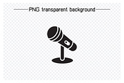 Microphone Icons Illustration Set, a Solid Icon by Designfour (Thumbnail 2 of 7)