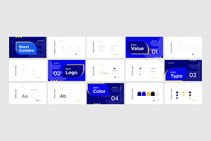 Brand identity design template