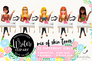 Writer / Blogger Portrait Creator