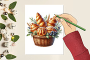 Pastry Watercolor ClipArt's, an Illustration by RobertsArt (Thumbnail 5 of 7)