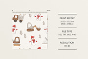 Winter construction, a Pattern Graphic by Olena Kuznietsova (Thumbnail 4 of 9)