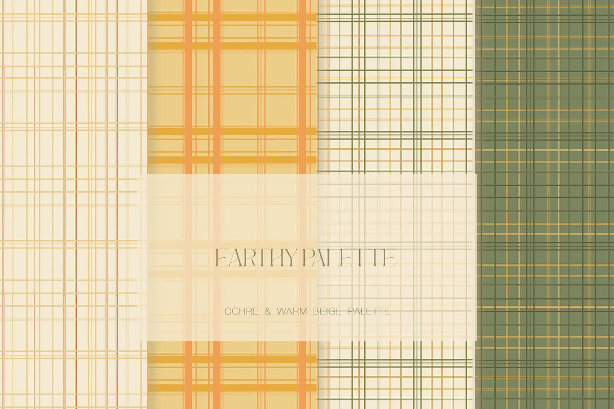 Fall Ticking Stripe & Plaid Patterns, a Pattern Graphic by NatalieArtsDenysenko (Photo 7 of 10)