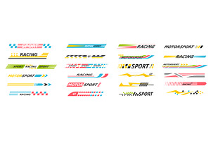 Racing car stripes. Speed race cars, a Sport Illustration by Stock-Smart-Start