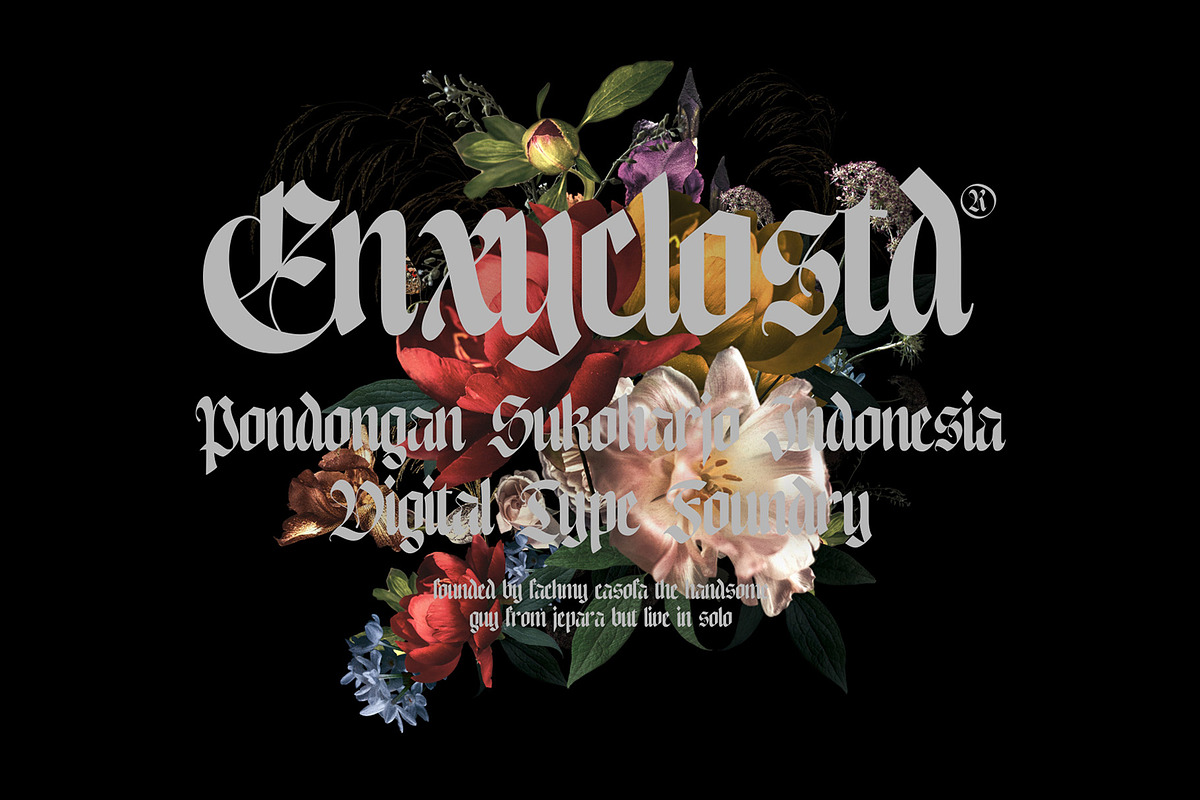 NCL Enigmatic Waesbendiy, a Blackletter Font by Enxyclo Studio (Photo 14 of 18)