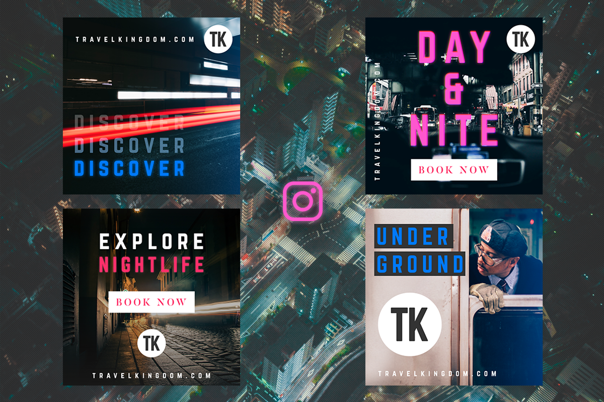 Urban Destinations - Instagram Pack, a Social Media Template by kleonz (Photo 3 of 3)