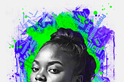 Unique Portrait Text Photo Effect, an Action Add-On by MRI STUDIO (Thumbnail 37 of 42)