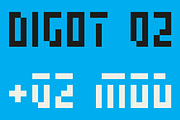 DIGOT 02 & DIGOT 02 MOD, a Font by Fontsphere (Thumbnail 1 of 5)