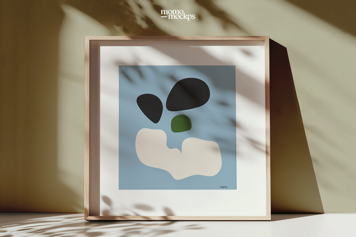 Square Frame Mockup PSD: Modern Wood, a Household Mockup by momomockps (Photo 7 of 11)