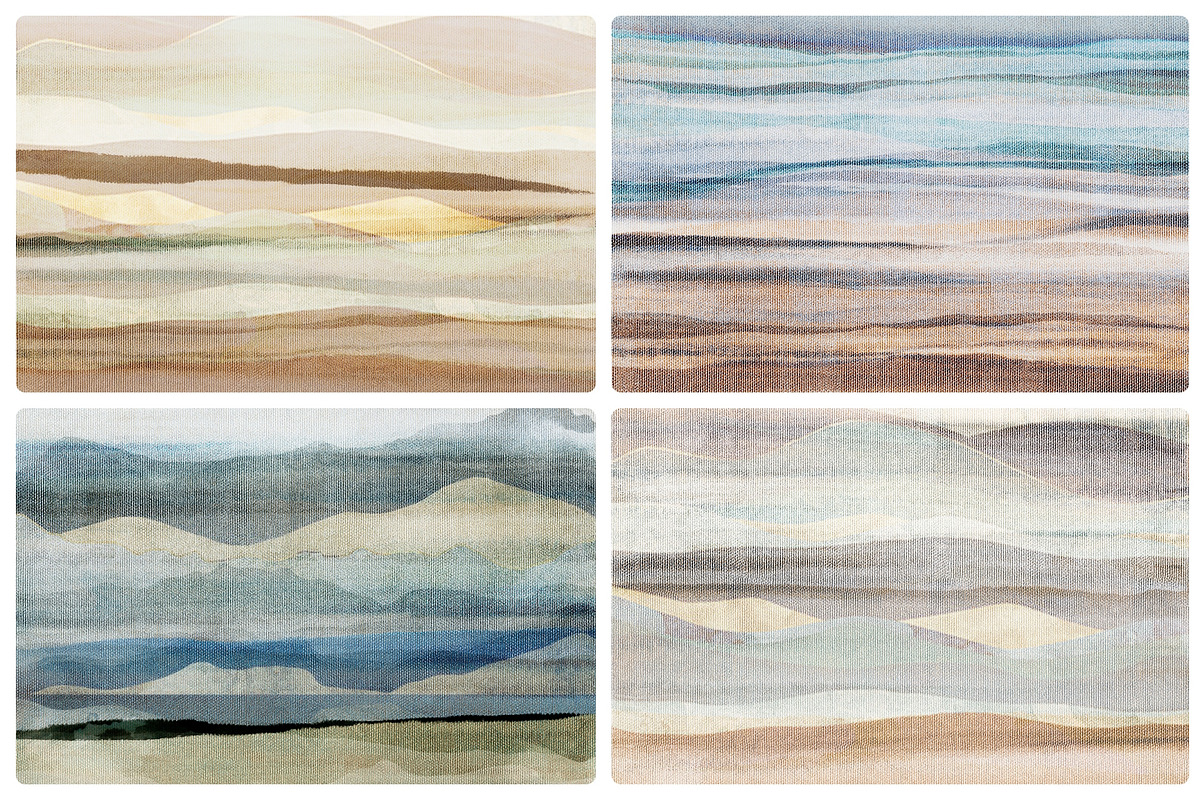 Abstract Canvas Texture Landscape, a Texture Graphic by sibel dayı (Photo 10 of 11)