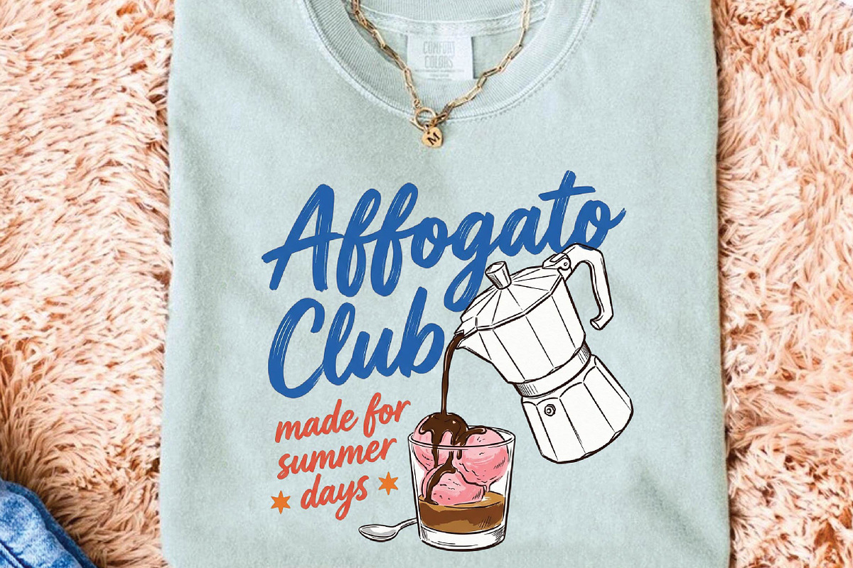 Summer Coffee Affogato Hand Drawn PN, an Illustration by DreamPrint404 (Photo 6 of 6)