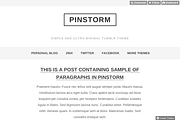Pinstorm - Minimal Tumblr Theme, a Websites & App Template by thezinx (Thumbnail 3 of 3)