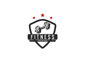 Fitness Gym Club Logo Design, a Branding & Logo Template by AlvinStd