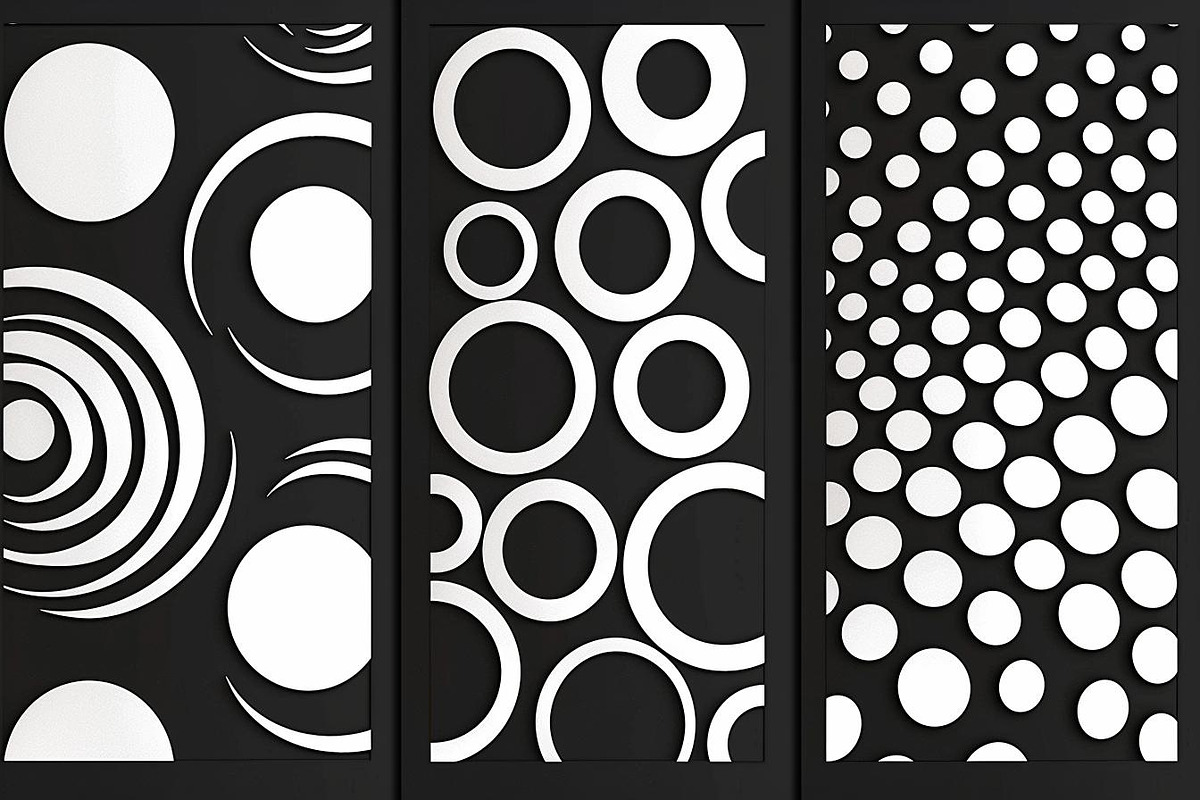Decorative Geometric Vector Panels, an Illustration by hafijul (Photo 4 of 9)