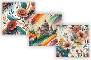 Colorful Paint Splatter Patterns, a Pattern Graphic by FloridPrintables (Thumbnail 5 of 10)