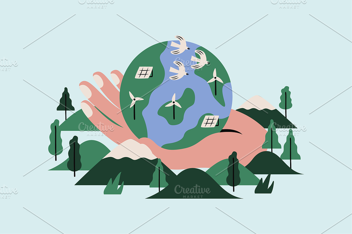 Go Green Illustration, an Object Illustration by Jump Studio (Photo 7 of 10)