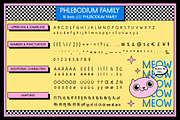 Phlebodium sans serif font 80s 90s, a Sans Serif Font by Fat Hamster (Thumbnail 7 of 9)