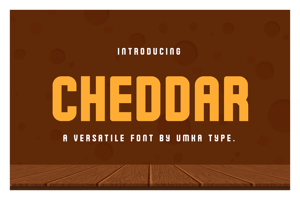 Cheddar Display Font, a Sans Serif Font by alpercakici (Photo 12 of 12)