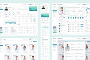 Hospital Management Dashboard UI, an UI Kit Template by peterdraw (Thumbnail 3 of 7)