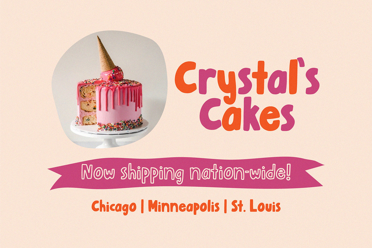 Stomping Grounds • Bubble Font, a Sans Serif Font by Becky Simpson (Photo 16 of 21)