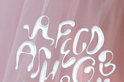 Alien Skin | liquid metal material, a Font by ana & yvy (Thumbnail 11 of 11)