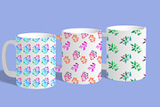 Hand Drawn Floral Pattern Set, a Pattern Graphic by Design Unique (Thumbnail 8 of 11)