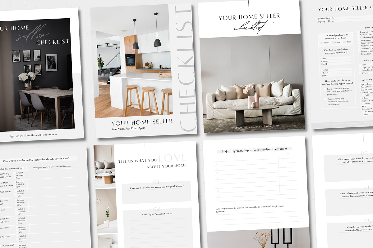 Real Estate Home Seller Checklist, a Marketing Template by ZoaniDesign (Photo 5 of 9)