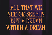 Ochlaz Mystical Serif Display Font, a Serif Font by Maulana Creative (Thumbnail 2 of 7)