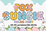 Fox Bungie Color Font, a Symbol Font by Fox7 By Rattana (Thumbnail 1 of 10)