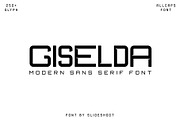 Giselda Sans Serif Font, a Sans Serif Font by Idea Studio (Thumbnail 1 of 13)