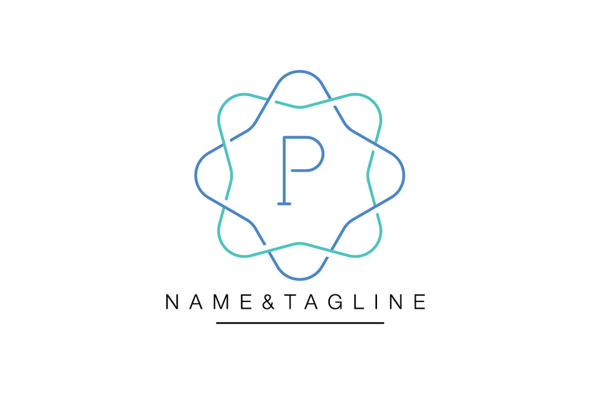 Elegant flower monogram template, a Branding & Logo Template by WORAKAMON Design Studio (Photo 2 of 5)