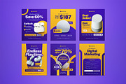 Electronic Social Media Pack, a Flyer Template by The Good Store (Thumbnail 1 of 3)