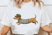 Dachshund Embroidery Design, an Illustration by designcity5 (Thumbnail 3 of 4)
