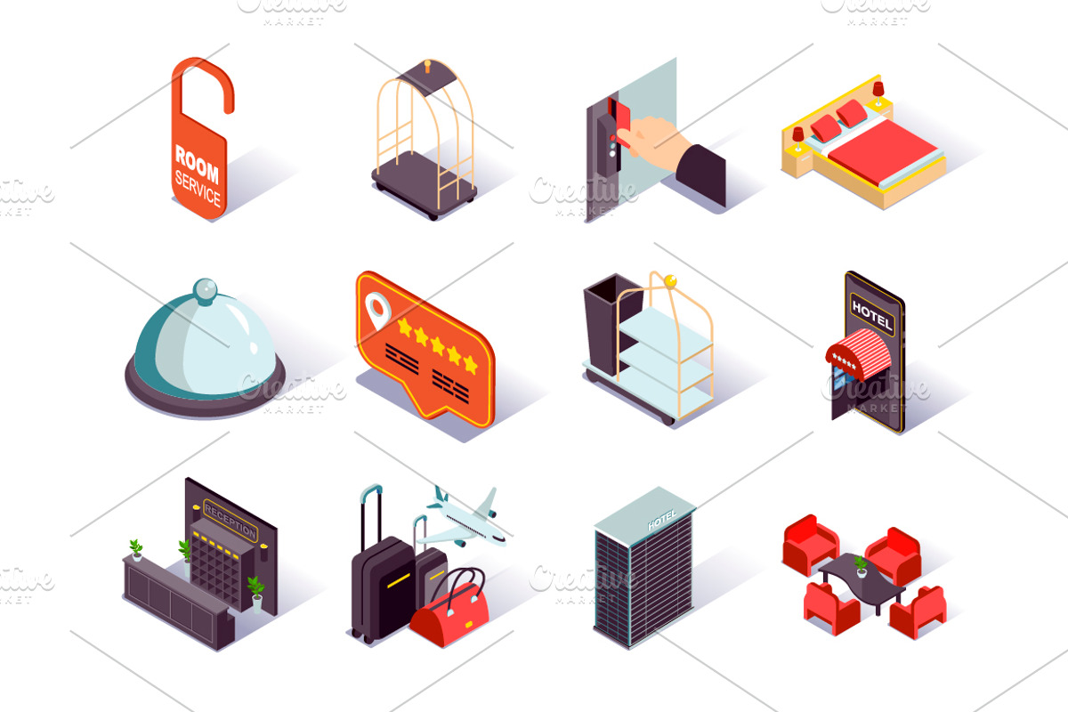 Isometric Vector Icons Pack, an Outline Icon by alexdndz (Photo 20 of 21)