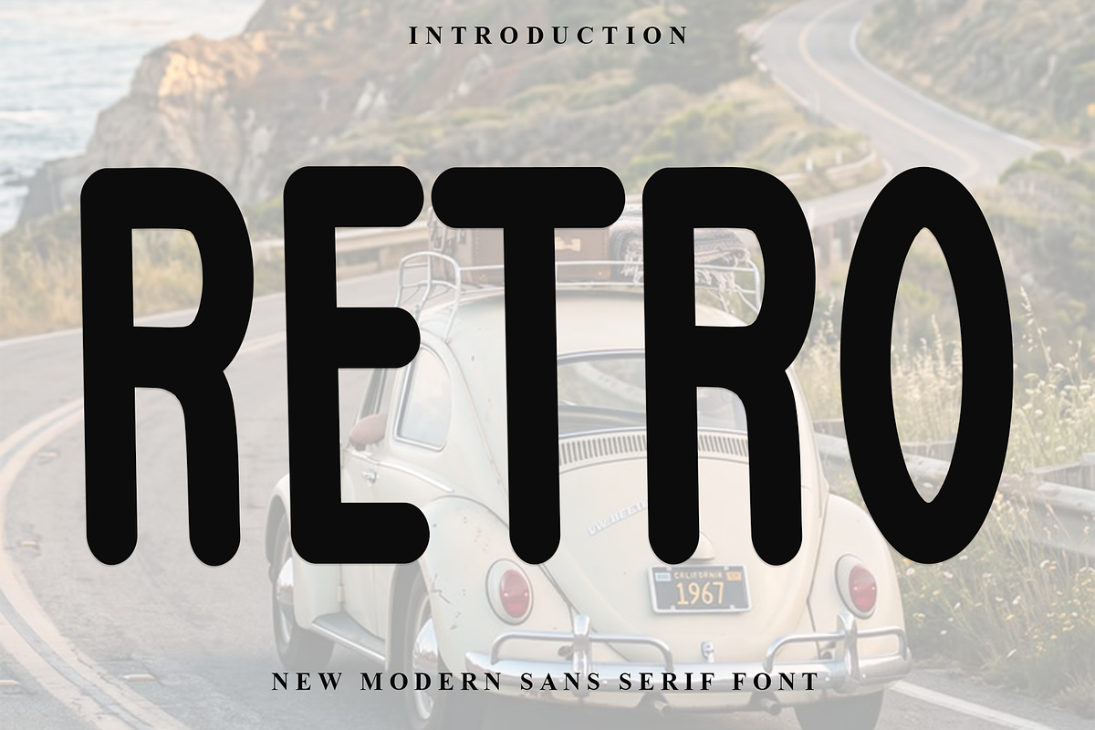 Retro, a Sans Serif Font by FreshTypeINK (Photo 1 of 7)