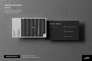 Urban Business Card Mockup Kit