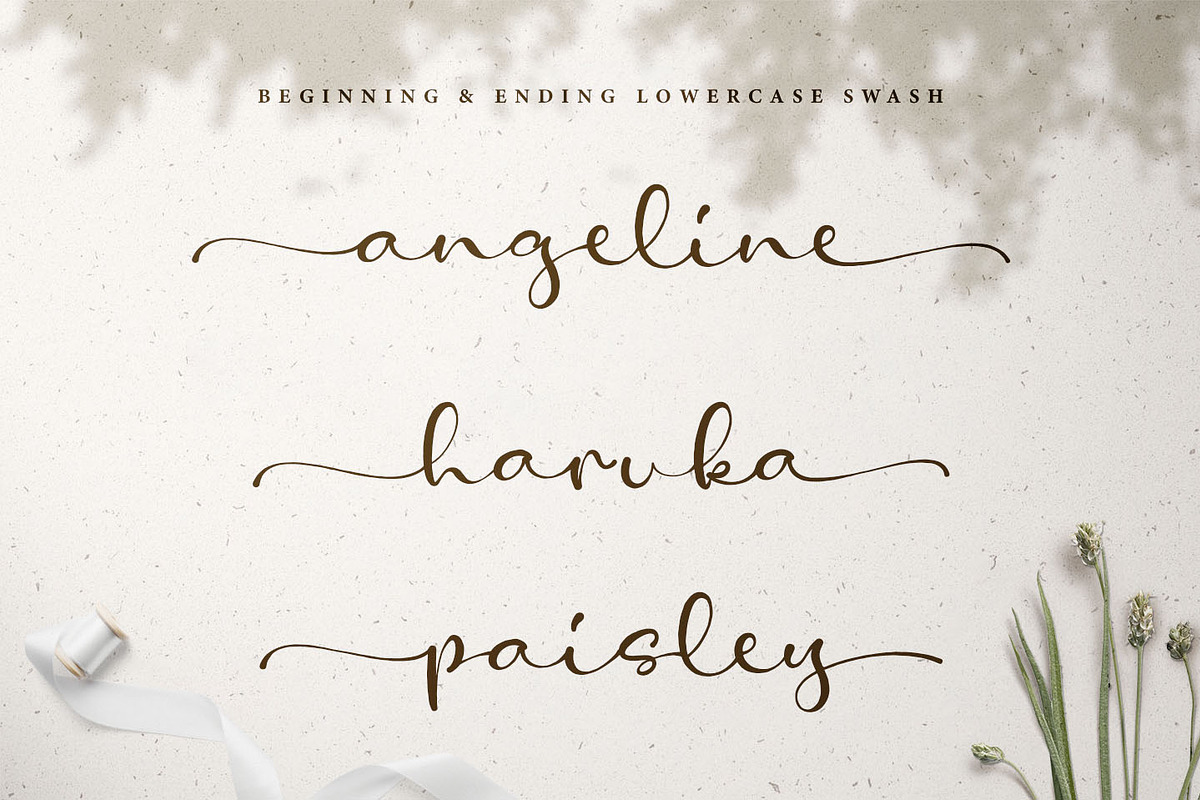 Amelia Stanley - Signature Script, a Script Font by Kotak Kuning Studio (Photo 5 of 10)