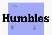 Humbles, a Serif Font by Propertype (Thumbnail 16 of 16)
