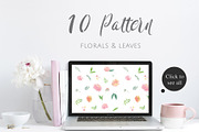 Florals Spring Watercolor, a Decorative Illustration by Planolla (Thumbnail 3 of 8)