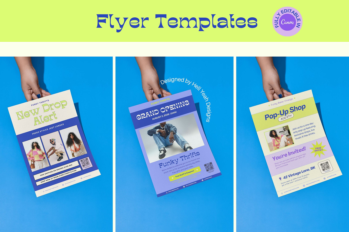 Ultimate Funky & Vibin Branding Kit, a Branding & Logo Template by Hell Yeah Designs (Photo 21 of 29)